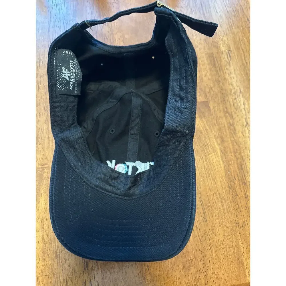TikTok Logo Dad Hat Black Adjustable Strapback Cap Viral Social Media Streetwear